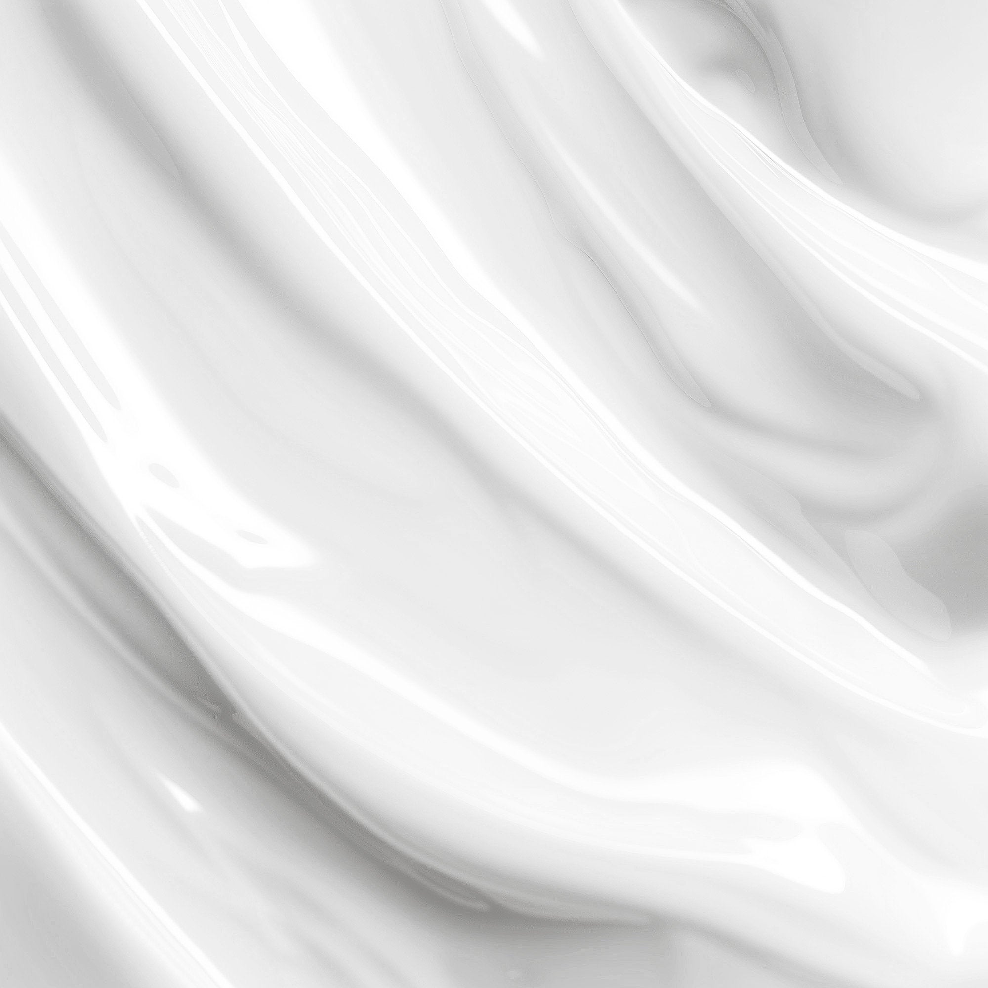 Silky white fabric with soft folds and creases