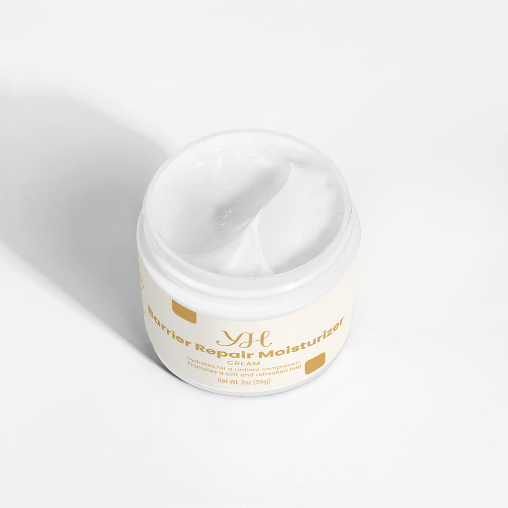 Jar of Barrier Repair Moisturizer on a white background